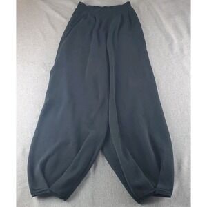 Free People FP Beach Freya Pants Womens S Black Barrel Knit Jogger Stretch Boho